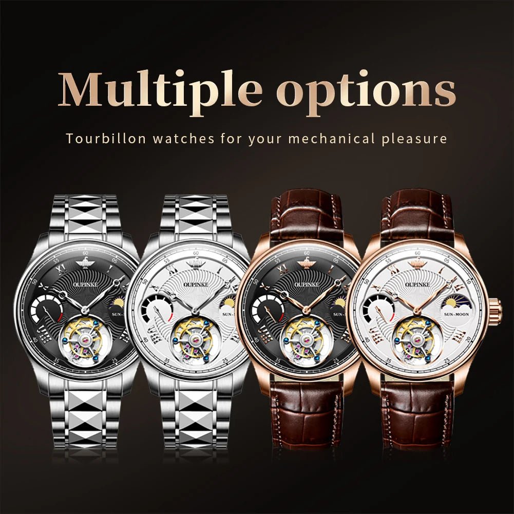 OUPINKE 8001 Automatic Mechanical Movement Mens Watches - Michas.Zeithaus