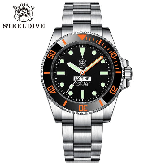 STEELDIVE SD1954C automatic mechanical 200m waterproof dive watch with NH35 - Michas.Zeithaus