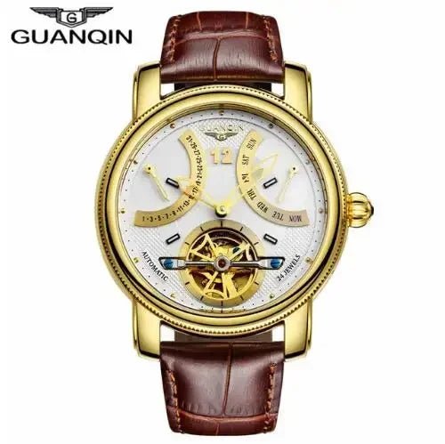 Automatic Movement GUANQIN 16009 Business Mechanical Watch - Michas.Zeithaus