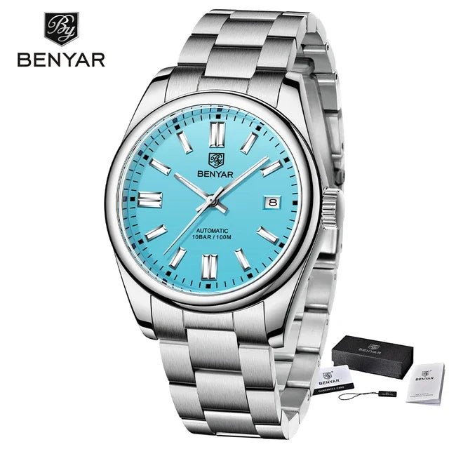 BENYAR 5185 Automatic Mechanical Watch Stainless Steel - Michas.Zeithaus