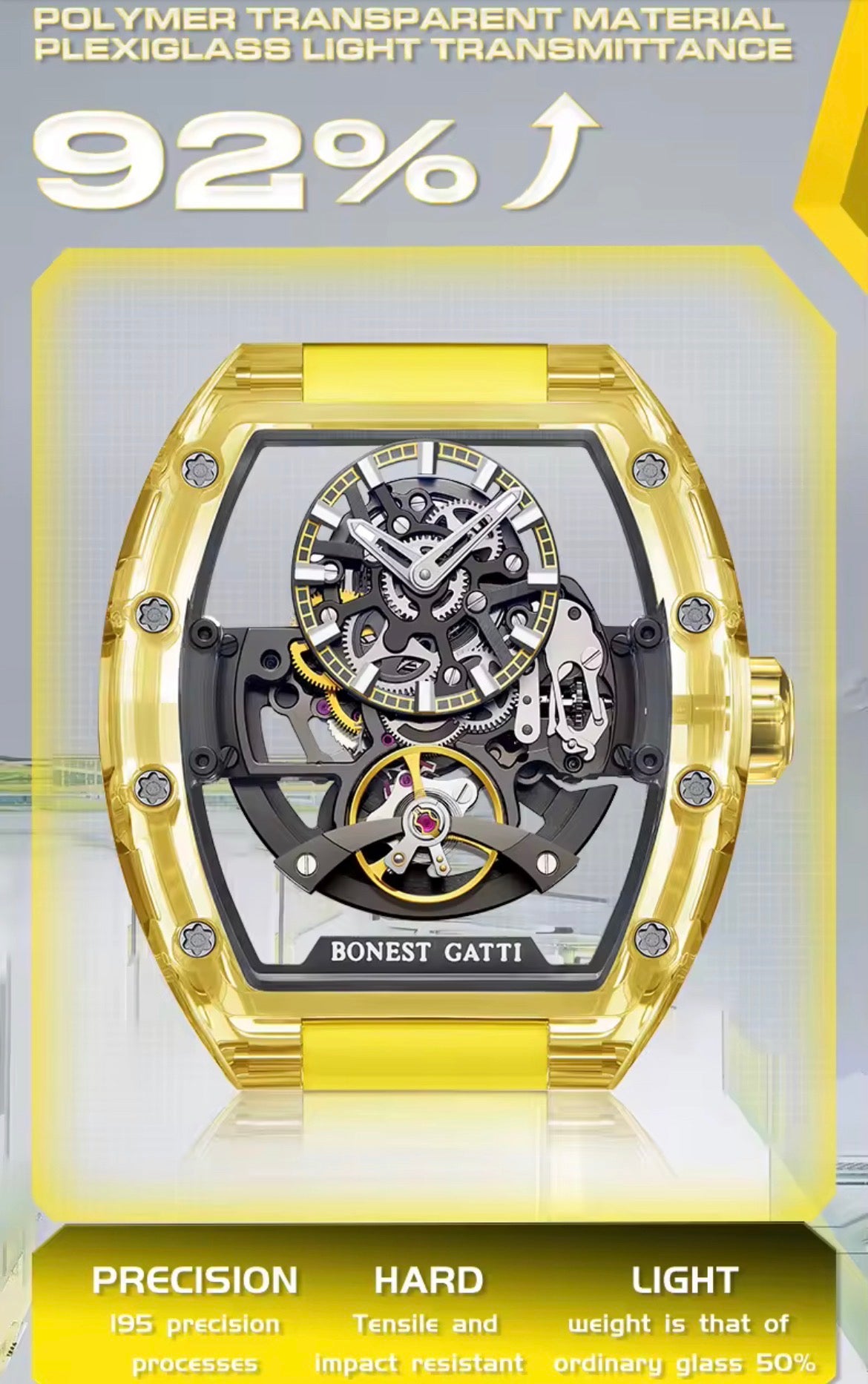Bonest Gatti Fashion Sapphire Automatic Watch BG9960