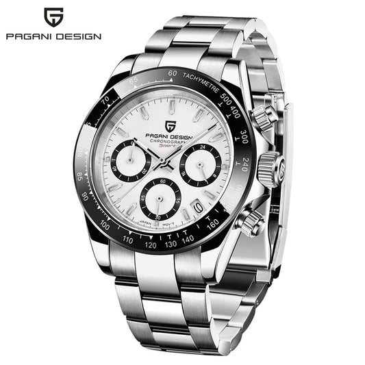 PAGANI DESIGN 40mm Quarzuhr mit VK63 Uhrwerk & Chronograph