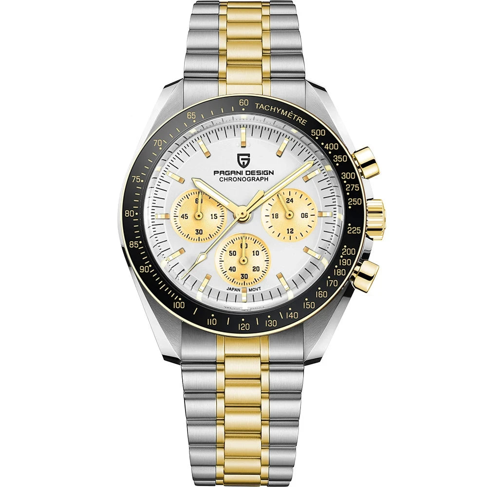 PAGANI DESIGN 2025 Luxus Quarzuhr mit Chronograph