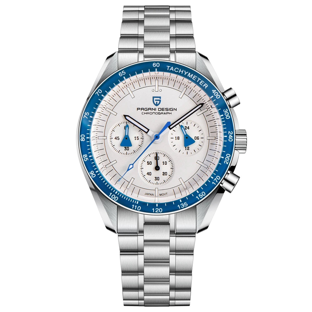 PAGANI DESIGN 2025 Luxus Quarzuhr mit Chronograph