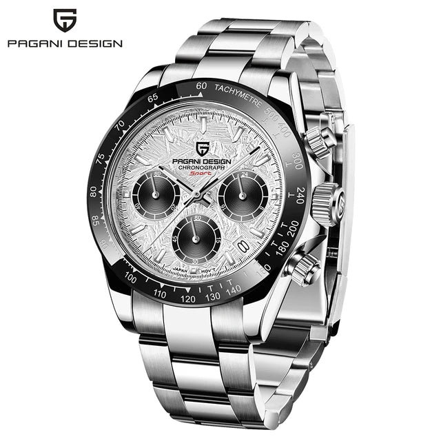 PAGANI DESIGN 40mm Quarzuhr mit VK63 Uhrwerk & Chronograph