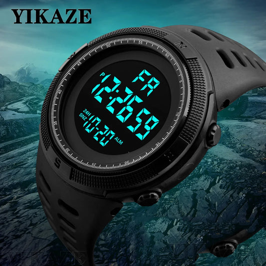 Digital Men Watch Military Sports Wristwatch Multifunction Waterproof Sport Watches Kids Student Electronic Watch for men