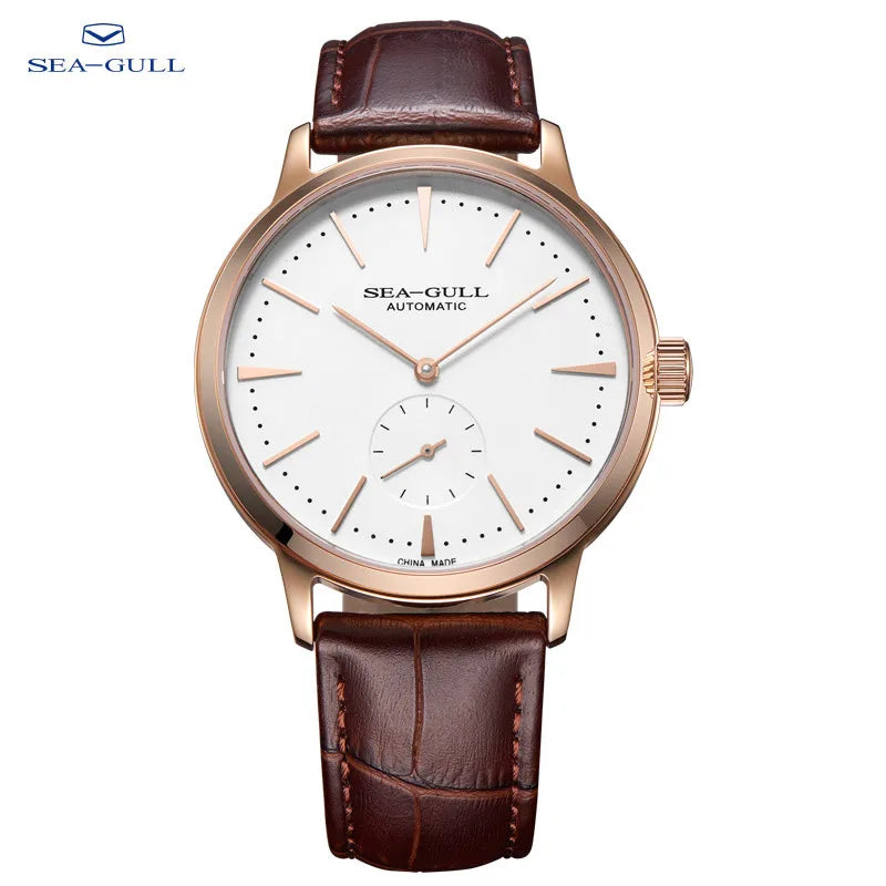 Seagull 6075 Automatikuhr - Stil Pilot-Uhr aus Edelstahl in 4 Varianten