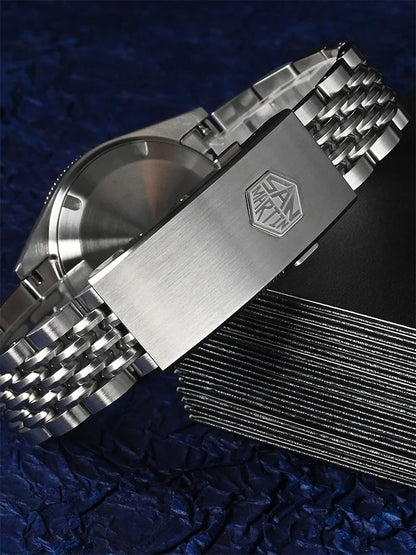 San Martin Original Design 38.8mm Upgrade Diver Watch Sunburst Enamel Dial NH35 Automatic Mechanical Luxury Waterproof 200m Lume