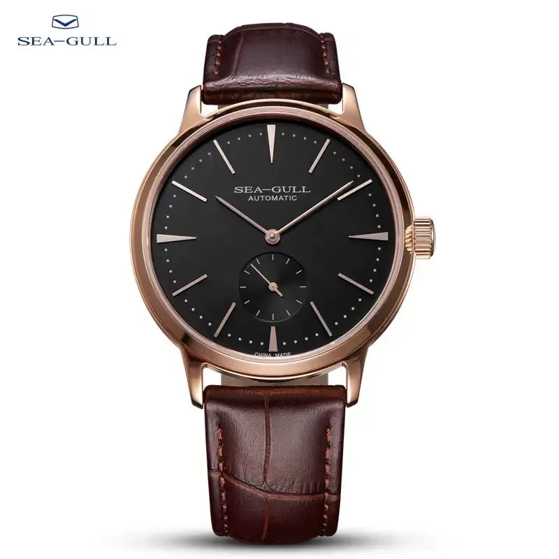 Seagull 6075 Automatikuhr - Stil Pilot-Uhr aus Edelstahl in 4 Varianten