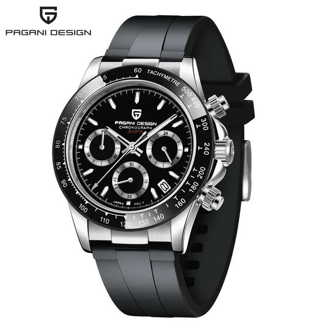 PAGANI DESIGN 40mm Quarzuhr mit VK63 Uhrwerk & Chronograph