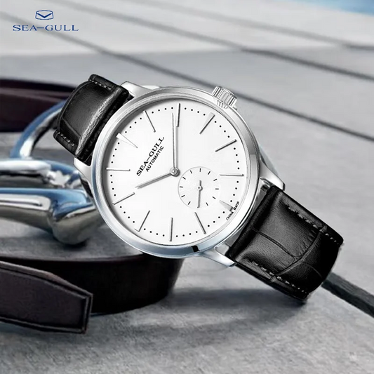Seagull 6075 Automatikuhr - Stil Pilot-Uhr aus Edelstahl in 4 Varianten