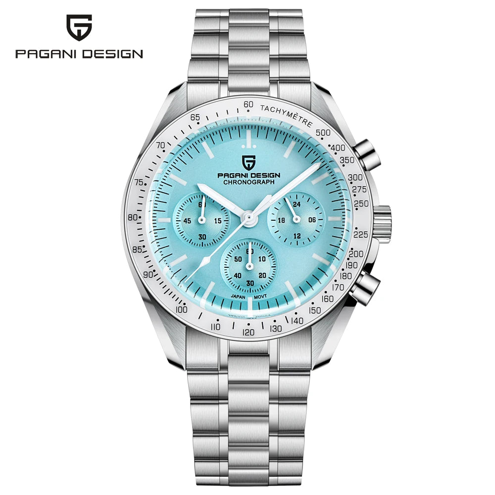 PAGANI DESIGN 2025 Luxus Quarzuhr mit Chronograph