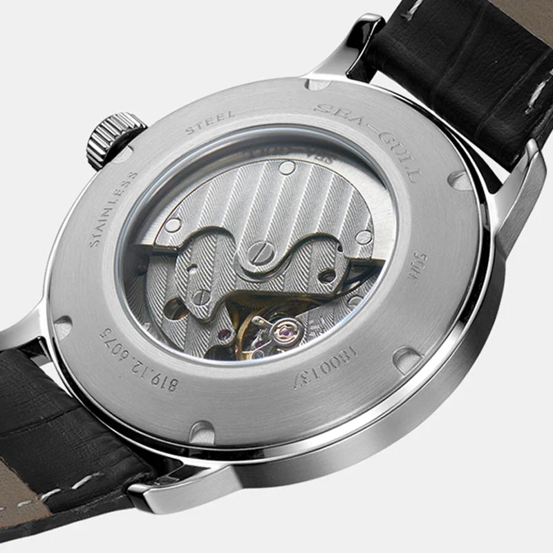 Seagull 6075 Automatikuhr - Stil Pilot-Uhr aus Edelstahl in 4 Varianten