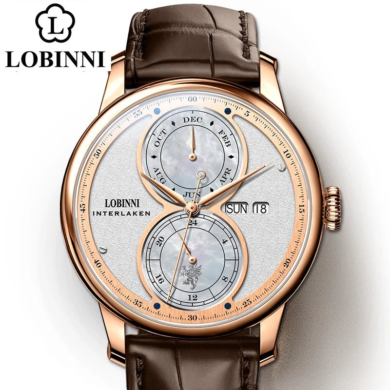LOBINNI Model 18015 Luxury Automatic Mechanical watch - Michas.Zeithaus
