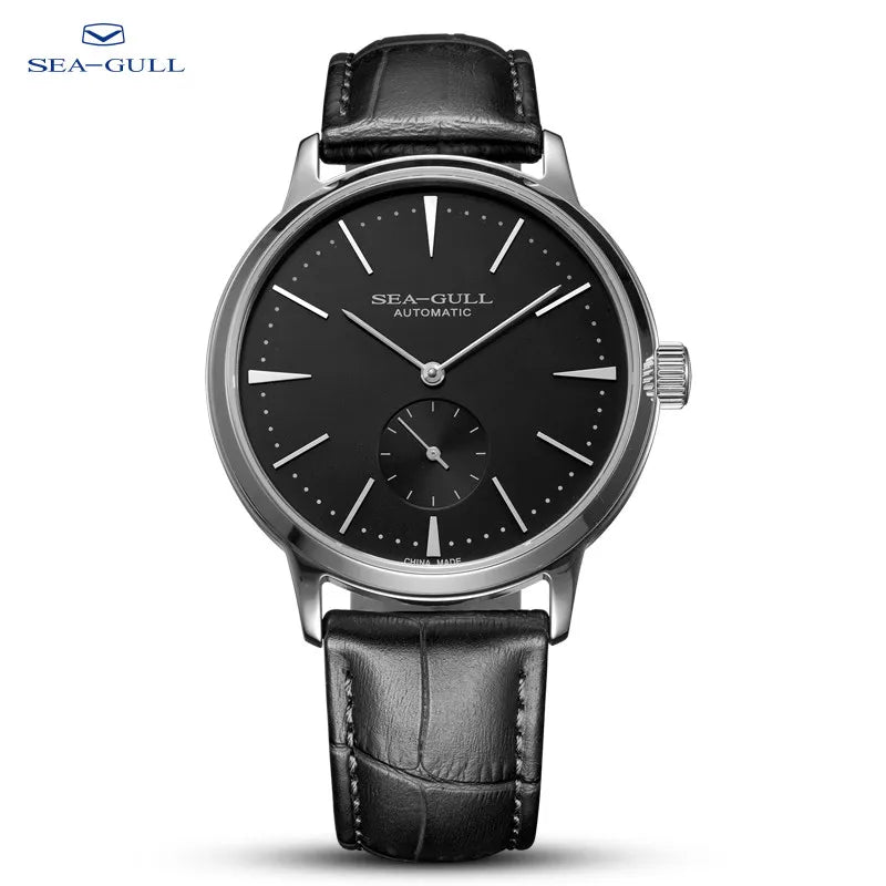 Seagull 6075 Automatikuhr - Stil Pilot-Uhr aus Edelstahl in 4 Varianten