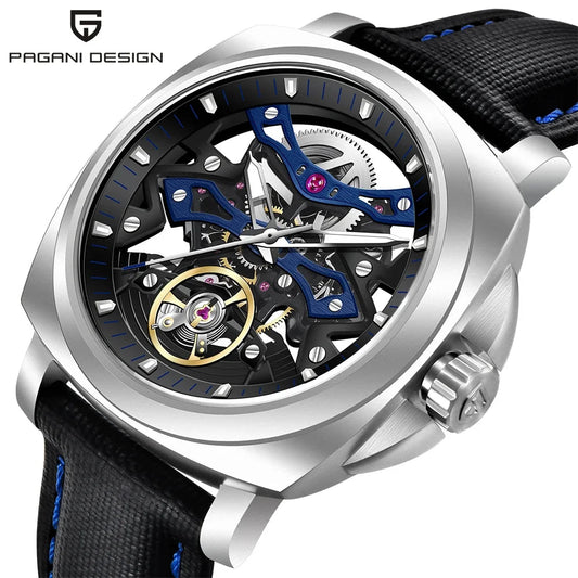 Pagani Design Luxury 40mm Luminous Dial Mechanical Automatic Watches 100m Waterproof Hollow Business Watch for Men YS017 Reloj Michas.Zeithaus