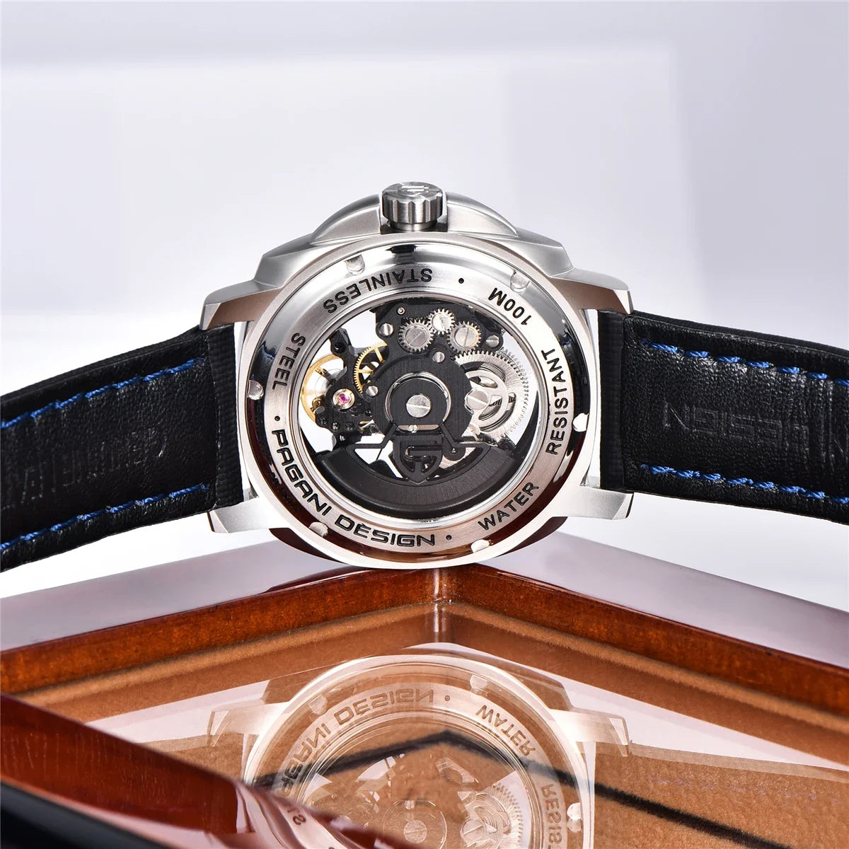 Pagani Design Luxury 40mm Luminous Dial Mechanical Automatic Watches 100m Waterproof Hollow Business Watch for Men YS017 Reloj Michas.Zeithaus