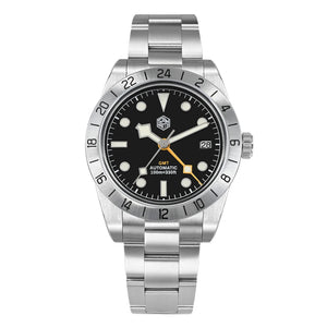 San Martin 39mm Automatikuhr GMT mit NH34 Uhrwerk - Michas.Zeithaus