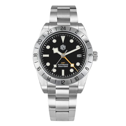 San Martin 39mm Automatikuhr GMT mit NH34 Uhrwerk - Michas.Zeithaus