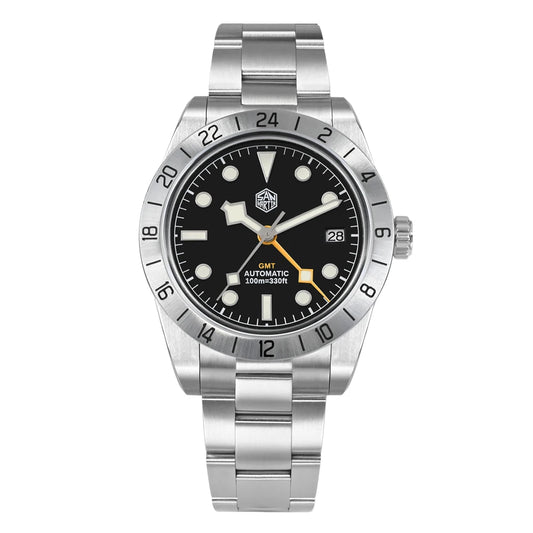 San Martin 39mm Automatikuhr GMT mit NH34 Uhrwerk - Michas.Zeithaus