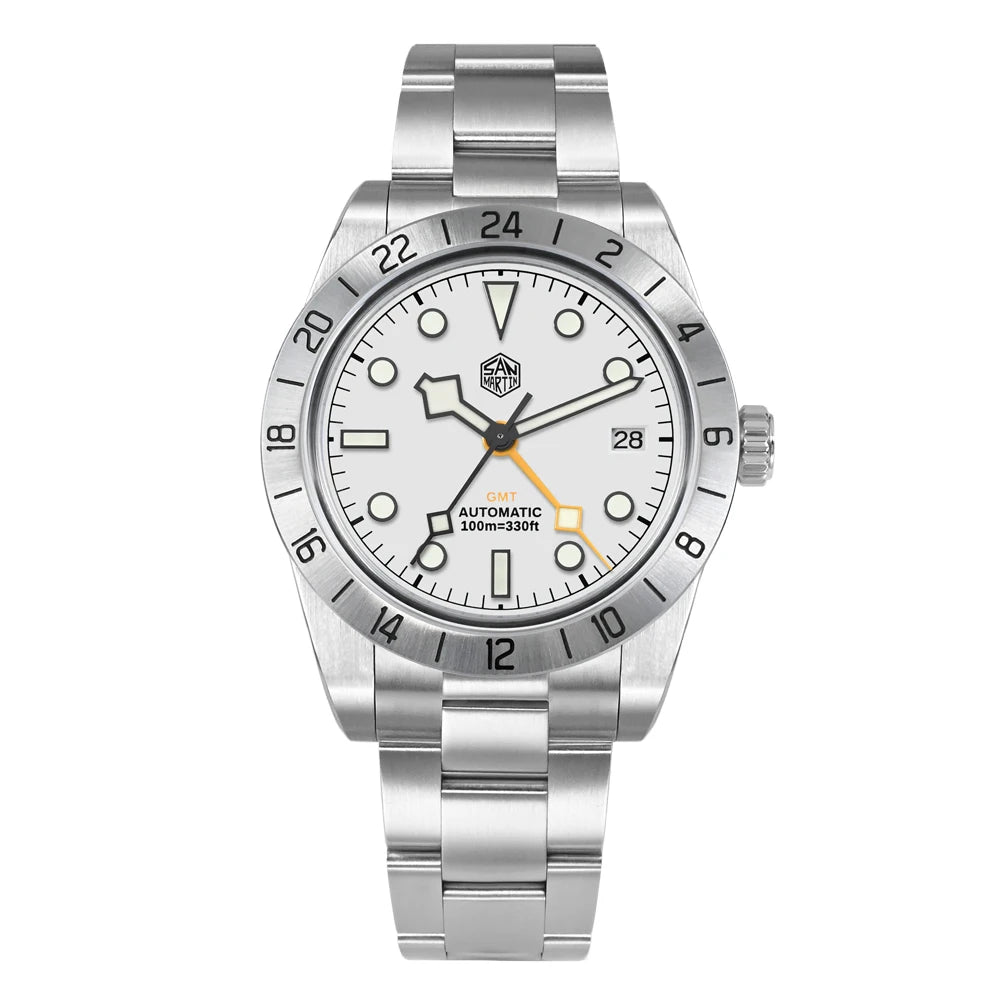 San Martin 39mm Automatikuhr GMT mit NH34 Uhrwerk - Michas.Zeithaus
