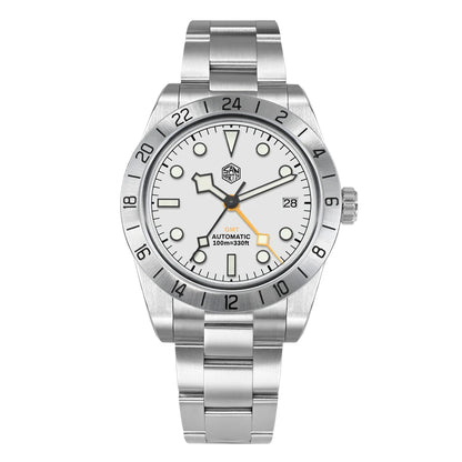 San Martin 39mm Automatikuhr GMT mit NH34 Uhrwerk - Michas.Zeithaus
