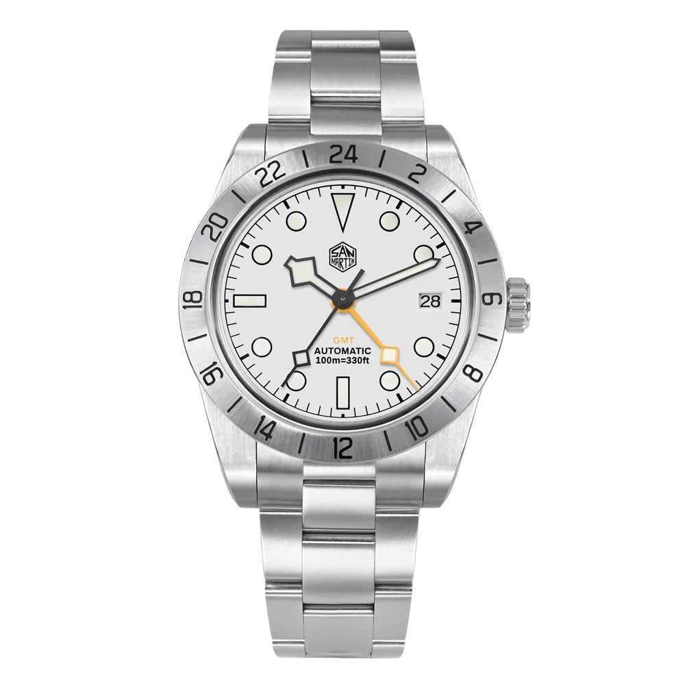 San Martin 39mm Automatikuhr GMT mit NH34 Uhrwerk - Michas.Zeithaus