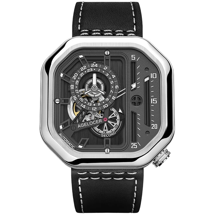 AGELOCER Mechanical Mens Watch Automatic Power Reserve 42 Hours 5804J4 - Michas.Zeithaus